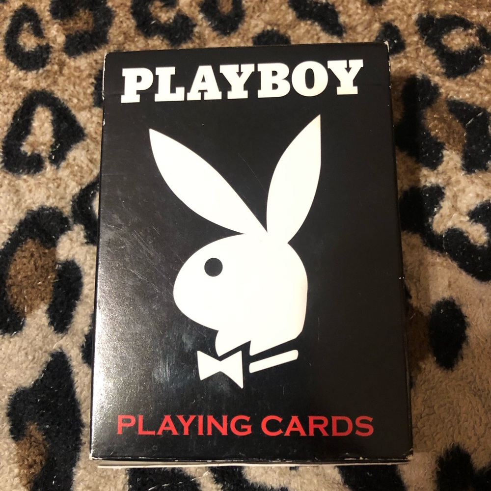 Rare vintage playboy bunny magazine cover playing cards new sealed